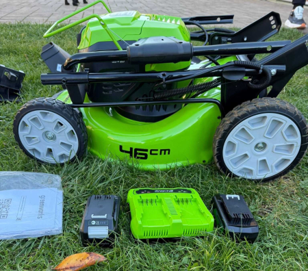 Greenworks GD24X2LM46SPK4X  maşină de tuns iarba cu autopropulsie [5]