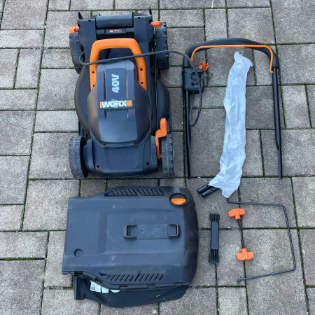 Mașină de Tuns Iarba WORX WG779E.1 ,40V 2x20 cu 2 Acumulatori de 4Ah [2]