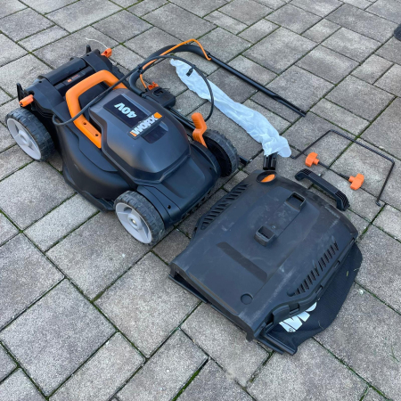 Mașină de Tuns Iarba WORX WG779E.1 ,40V 2x20 cu 2 Acumulatori de 4Ah [3]