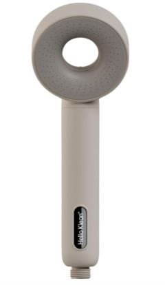 SANITARE ȘI INTERIOR - Pălărie de duș Hello Klean – Bej – Filtrare apă & Presiune crescută