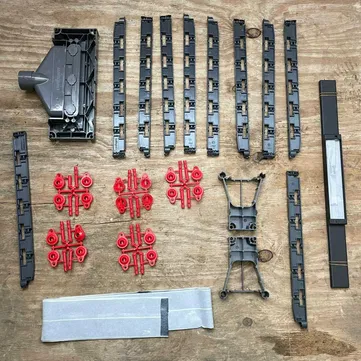 Baterie de duș Wirquin 60721400, mecanică, formă ovală,, cromată [1]