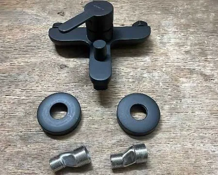 SCHÜTTE DENVER – baterie cadă negru mat [1]