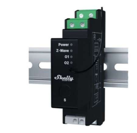 SANITARE ȘI INTERIOR - Shelly Wave Pro Shutter întrerupător Z-Wave pentru rulouri, jaluzele