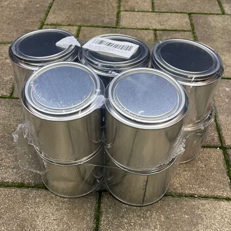 Vând set de 10 recipiente rotunde din tablă BenBow, 500 ml [1]