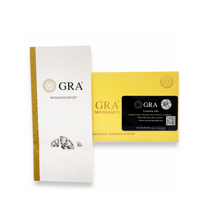 Colier argint floare cu diamant moissanit verde [3]