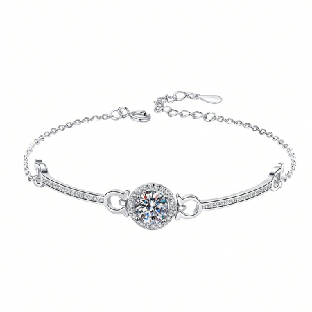Bijuterii - Bratara din argint cu diamante moissanite
