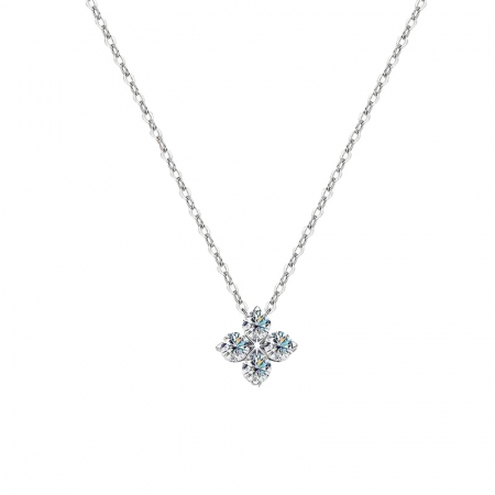 Bijuterii - Colier din argint cu diamante moissanite
