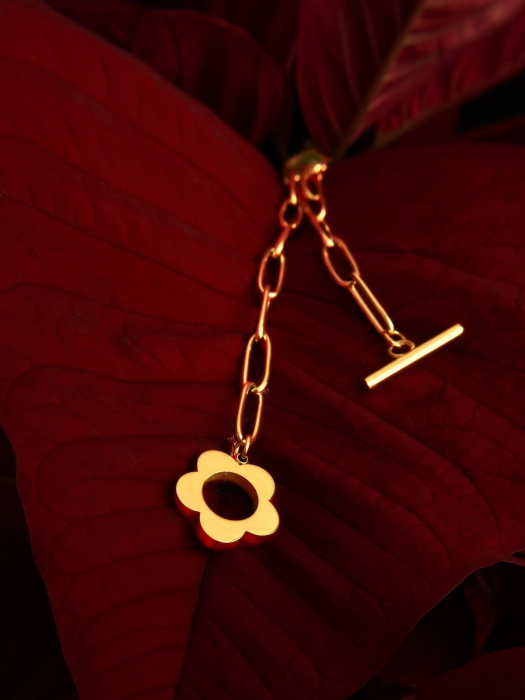 brățară-chain-flower-placată-cu-aur-18k-otel-inoxidabil-waterproof-nobelini [2]