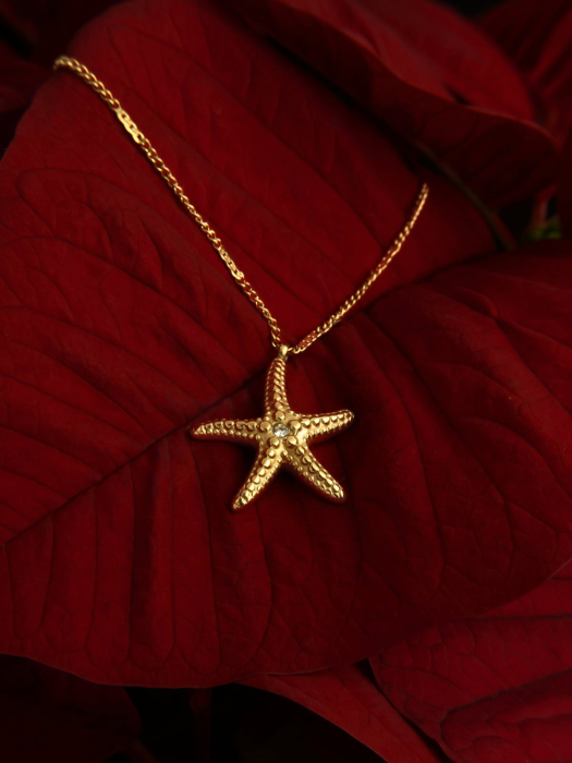 colier-stea-de-mare-placat-aur-18k-otel-inoxidabil-cristal-zirconia-waterproof-nobelini [3]