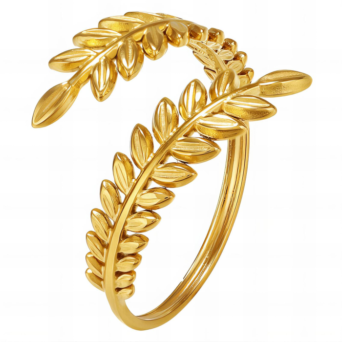 inel-leaf-reglabil-frunze-placat-aur-18k-otel-inoxidabil-waterproof-nobelini [1]