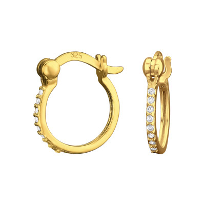 Cercei - cercei-hoop-placati-cu-aur-argint-925-eleganti-minimalisti-mici-nobelini