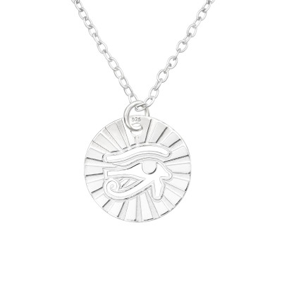 Coliere Argint 925 - colier-eye-of-horus-argint-925-simbol-protector