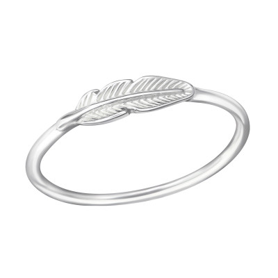 Inele - inel-feather-pana-argint-925-minimalist-elegant-nobelini