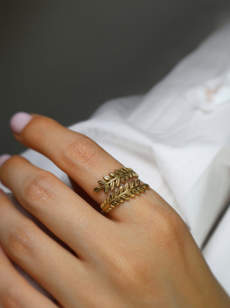 inel-leaf-reglabil-frunze-placat-aur-18k-otel-inoxidabil-waterproof-nobelini [1]
