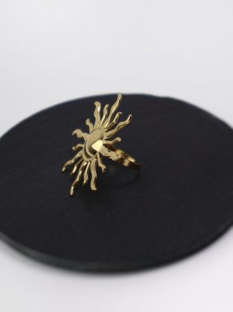 inel-sun-soare-aur-18k-reglabil-otel-inoxidabil-waterproof-nobelini [2]