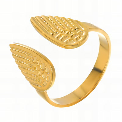 Inele - inel-wings-aripi-gemene-aur-18k-otel-inoxidabi-waterproof-nobelini