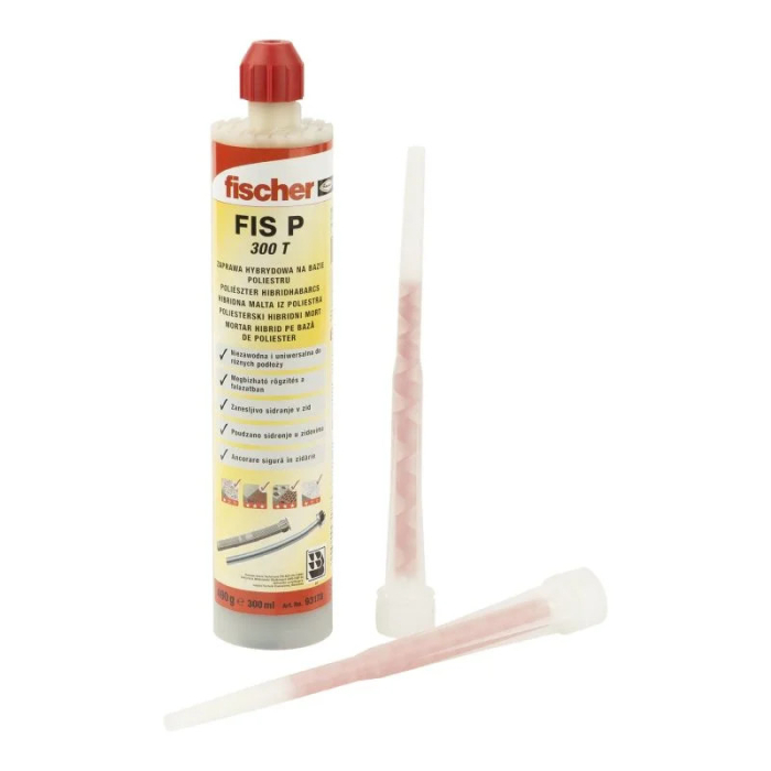 Adeziv chimic profesional Fischer FIS P 300 T, 300 ml, gel, reutilizabil, pentru zidarie si beton [1]