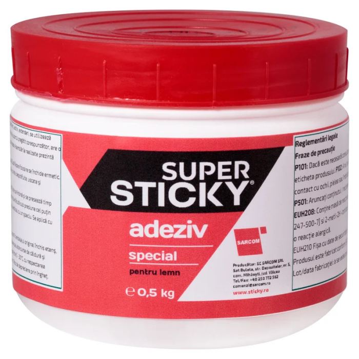 Aracet profesional pentru lemn si mobila, 0.5 kg, alb [1]