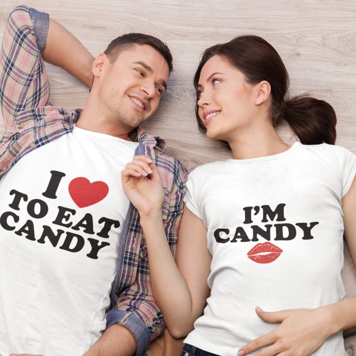 Set 2 tricouri pentru cuplu bumbac 100% [1]