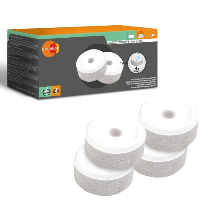 Set 4 rezerve absorbant umiditate, parfum neutral, 450 g [1]