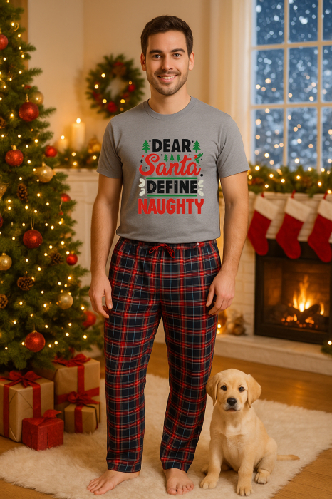 Set pijamale barbati bumbac Colectia Christmas, sarbatori de Craciun [1]