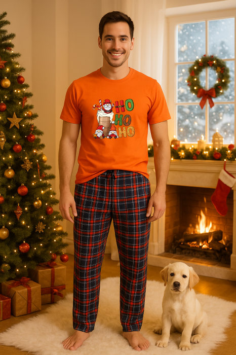 Set pijamale barbati bumbac Colectia Christmas, sarbatori de Craciun [1]
