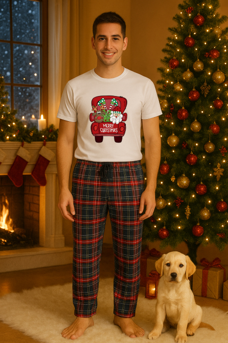 Set pijamale barbati bumbac Colectia Christmas, sarbatori de Craciun [1]