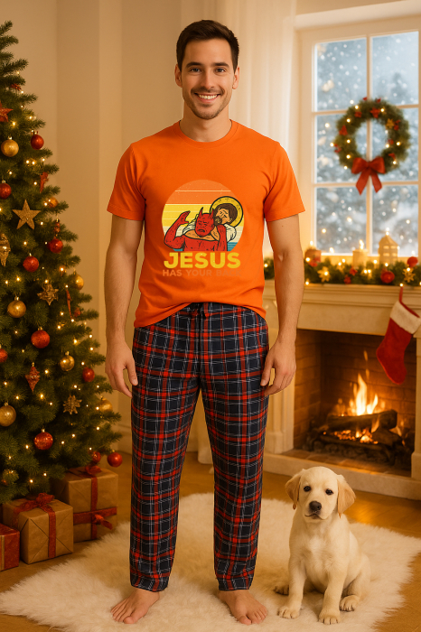 Set pijamale barbati bumbac Colectia Christmas, sarbatori de Craciun [1]