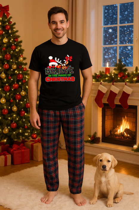 Set pijamale barbati bumbac Colectia Christmas, sarbatori de Craciun [1]