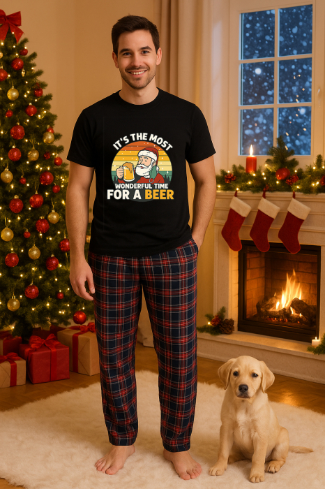 Set pijamale barbati bumbac Colectia Christmas, sarbatori de Craciun [1]