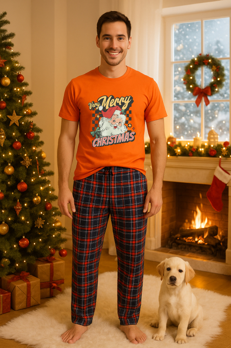 Set pijamale barbati bumbac Colectia Christmas, sarbatori de Craciun [1]