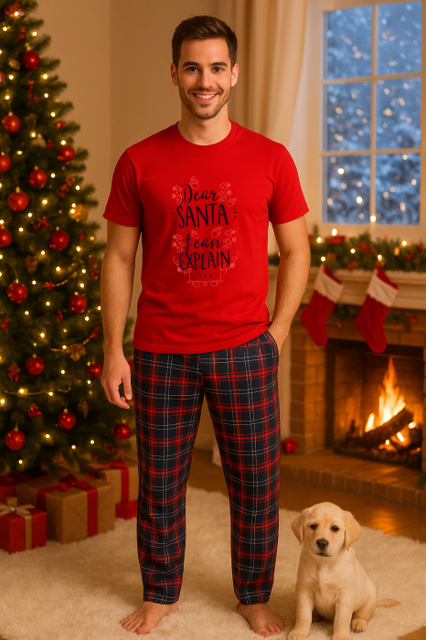 Set pijamale barbati bumbac Colectia Christmas, sarbatori de Craciun [1]