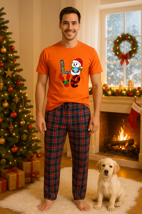 Set pijamale barbati bumbac Colectia Christmas, sarbatori de Craciun [1]