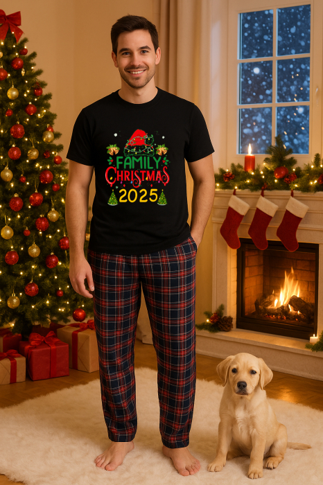 Set pijamale barbati bumbac Colectia Christmas, sarbatori de Craciun [1]