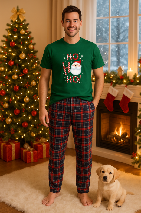 Set pijamale barbati bumbac Colectia Christmas, sarbatori de Craciun [1]