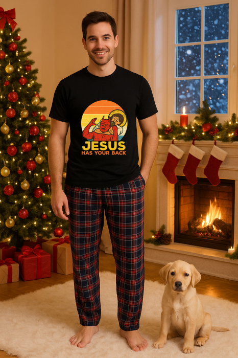 Set pijamale barbati bumbac Colectia Christmas, sarbatori de Craciun [1]