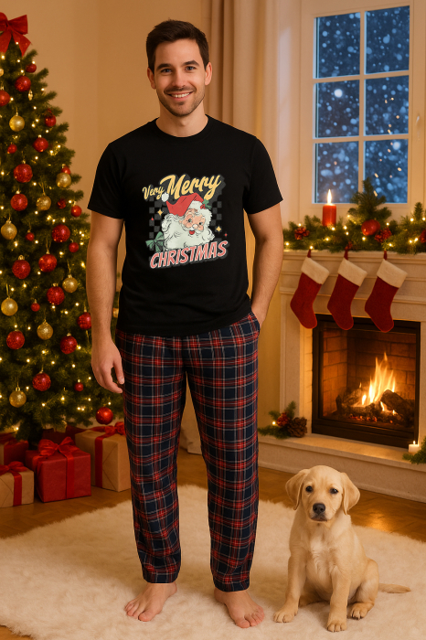 Set pijamale barbati bumbac Colectia Christmas, sarbatori de Craciun [1]