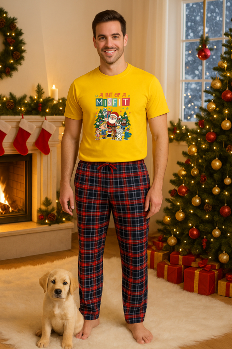 Set pijamale barbati bumbac Colectia Christmas, sarbatori de Craciun [7]