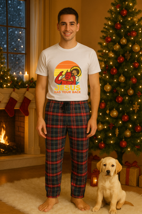 Set pijamale barbati bumbac Colectia Christmas, sarbatori de Craciun [1]