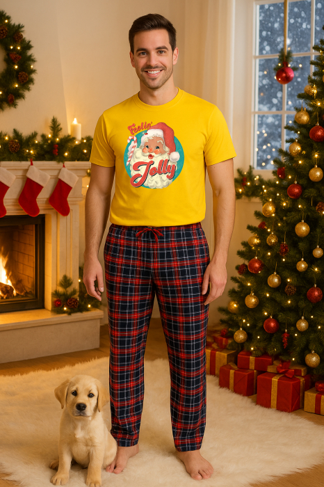 Set pijamale barbati bumbac Colectia Christmas, sarbatori de Craciun [1]