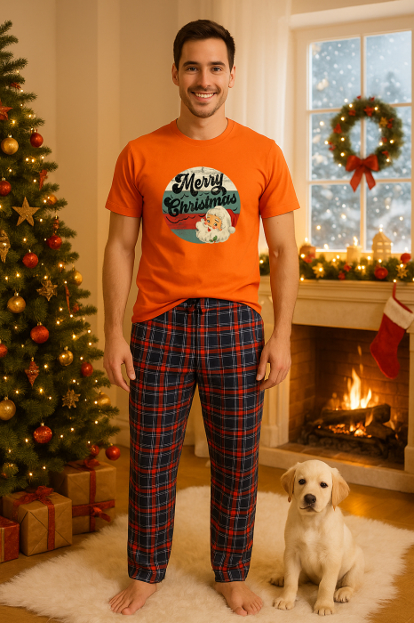 Set pijamale barbati bumbac Colectia Christmas, sarbatori de Craciun [1]