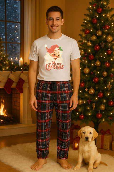 Set pijamale barbati bumbac Colectia Christmas, sarbatori de Craciun [1]