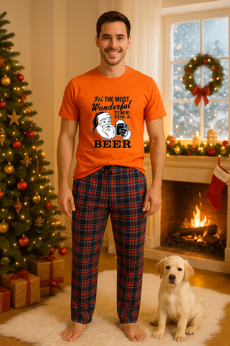 Set pijamale barbati bumbac Colectia Christmas, sarbatori de Craciun [1]