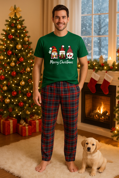 Set pijamale barbati bumbac Colectia Christmas, sarbatori de Craciun [1]