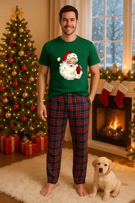 Set pijamale barbati bumbac Colectia Christmas, sarbatori de Craciun [1]