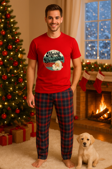 Set pijamale barbati bumbac Colectia Christmas, sarbatori de Craciun [1]