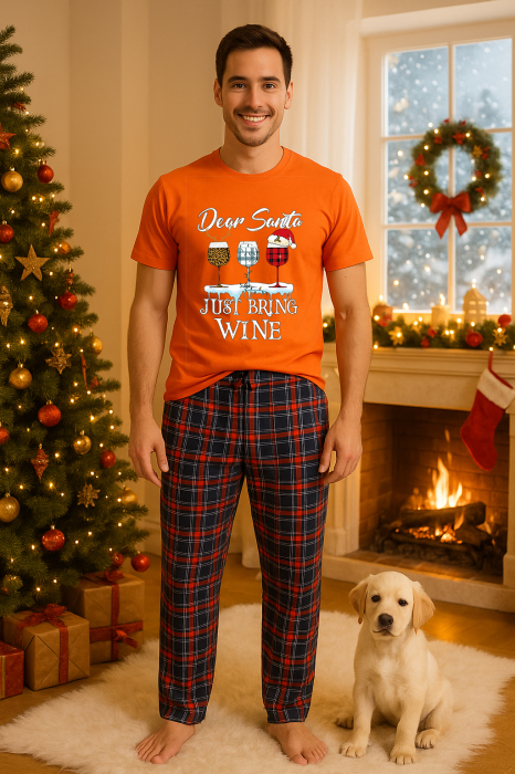 Set pijamale barbati bumbac Colectia Christmas, sarbatori de Craciun [1]