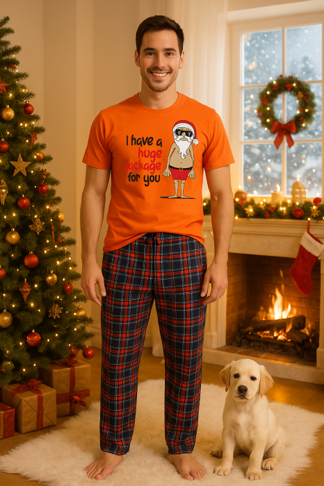 Set pijamale barbati bumbac Colectia Christmas, sarbatori de Craciun [1]