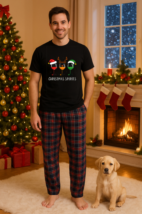 Set pijamale barbati bumbac Colectia Christmas, sarbatori de Craciun [1]