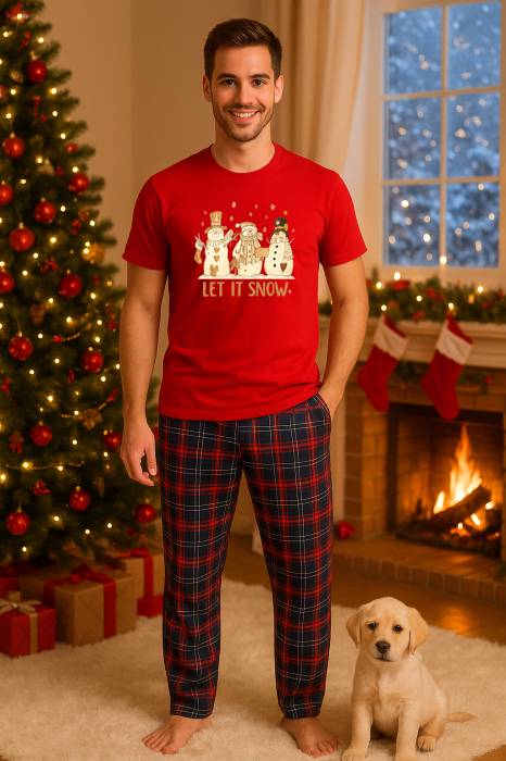 Set pijamale barbati bumbac Colectia Christmas, sarbatori de Craciun [1]